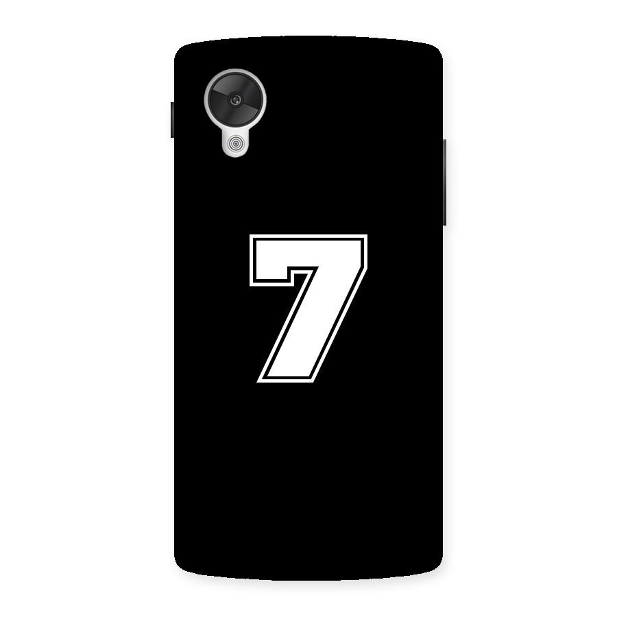Number 7 Back Case for Google Nexsus 5