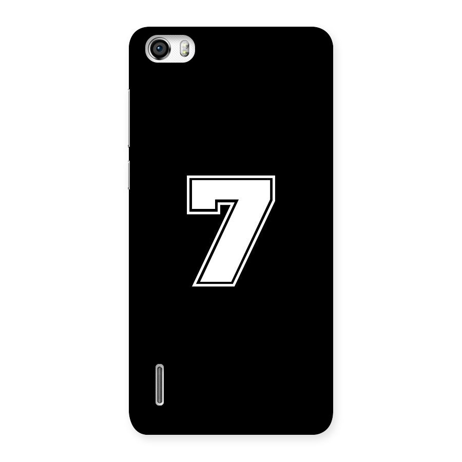 Number 7 Back Case for Honor 6