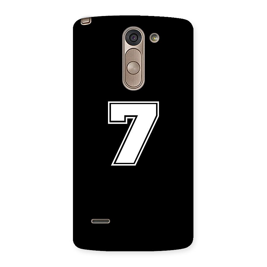 Number 7 Back Case for LG G3 Stylus