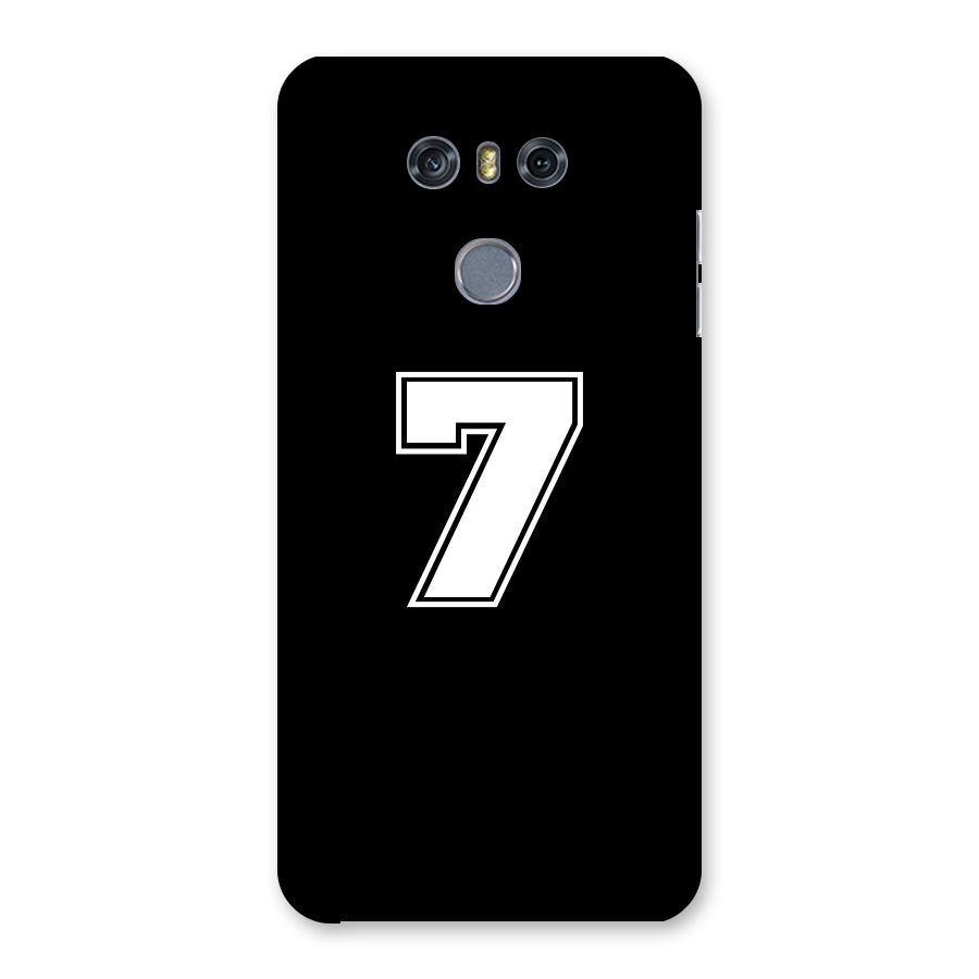 Number 7 Back Case for LG G6