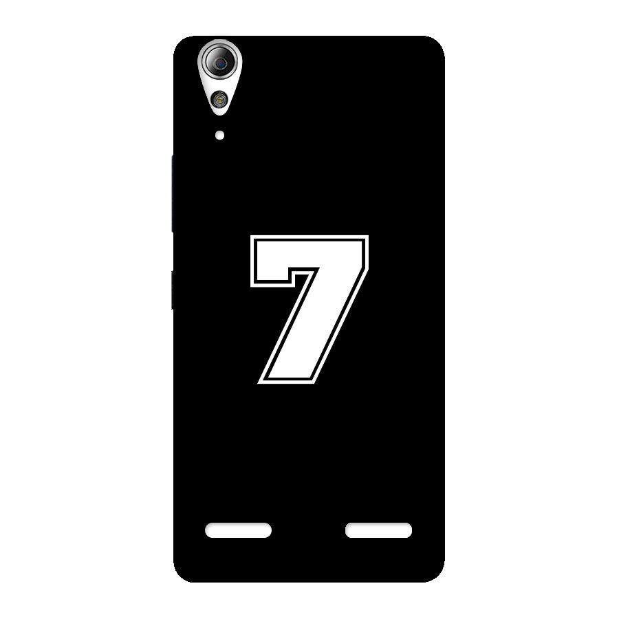 Number 7 Back Case for Lenovo A6000 Plus