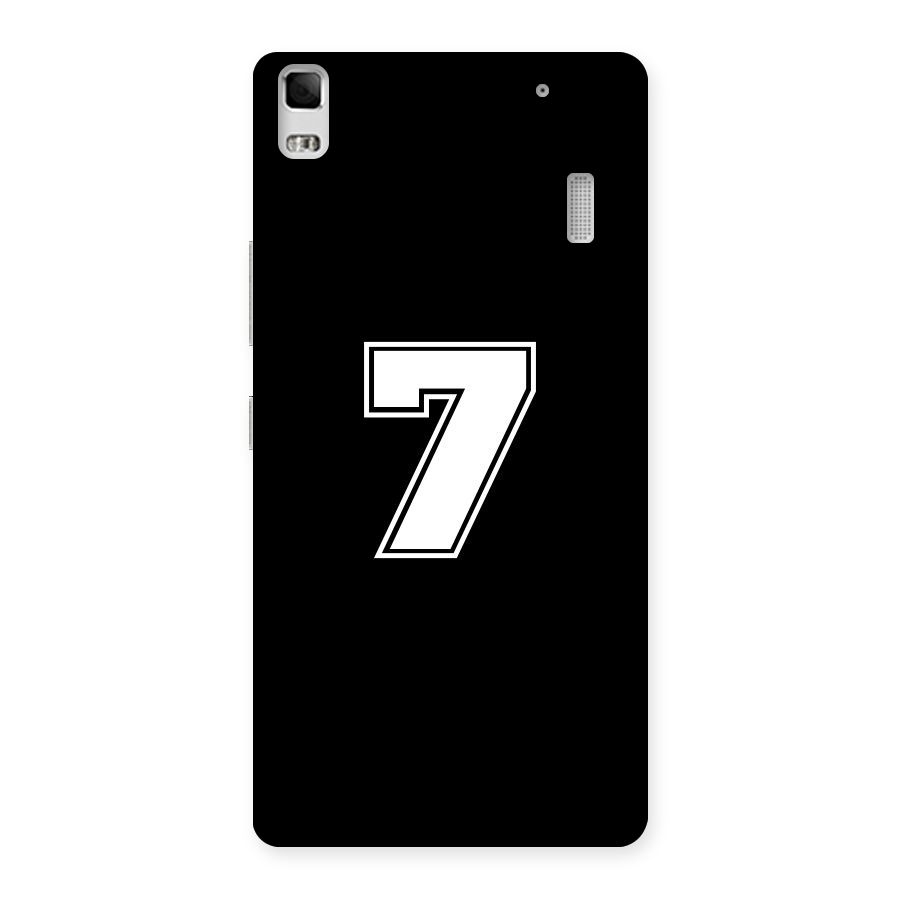 Number 7 Back Case for Lenovo K3 Note