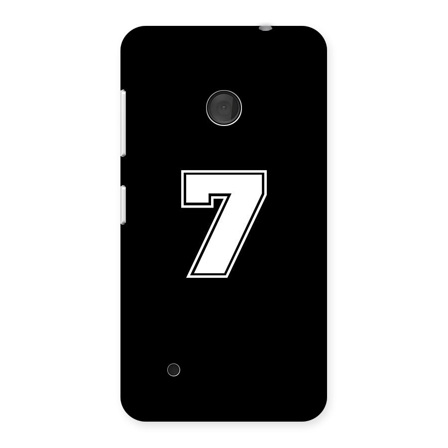 Number 7 Back Case for Lumia 530