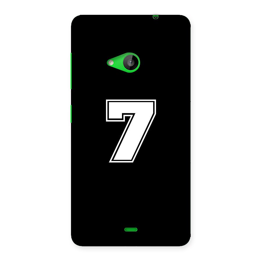 Number 7 Back Case for Lumia 535