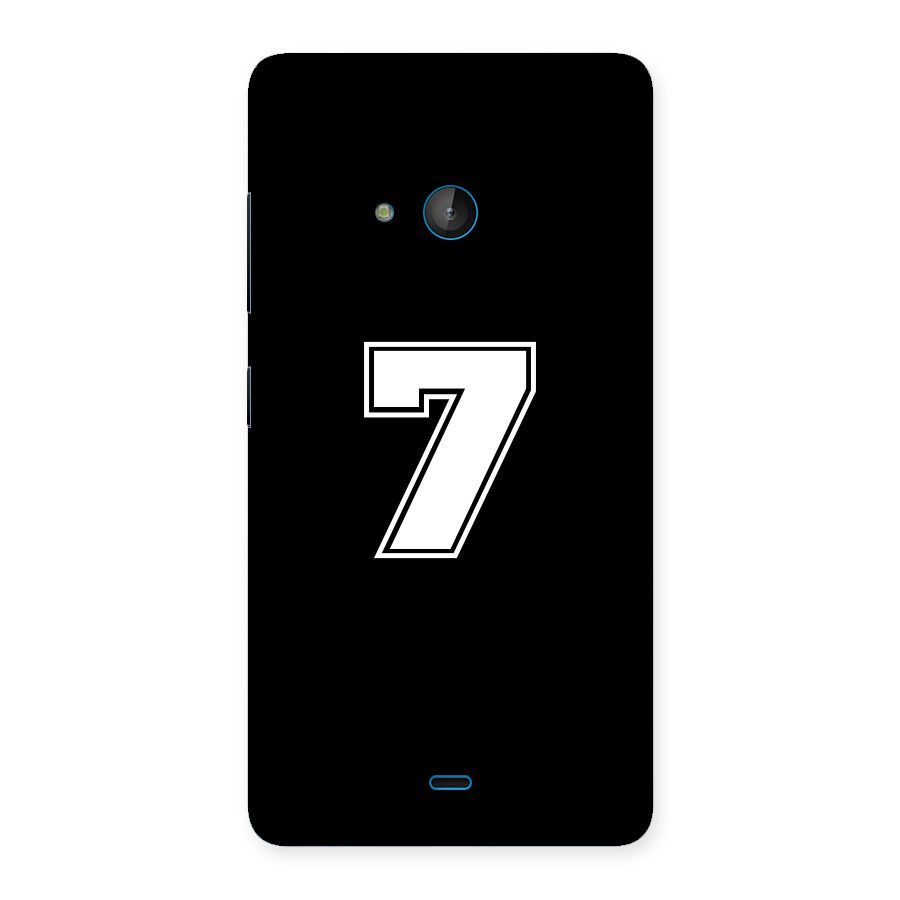 Number 7 Back Case for Lumia 540