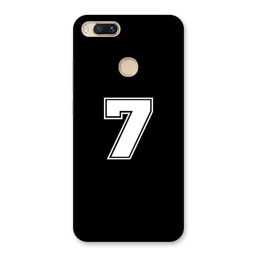 Number 7 Back Case for Mi A1