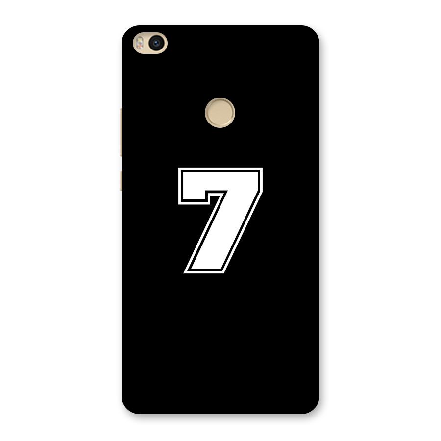 Number 7 Back Case for Mi Max 2