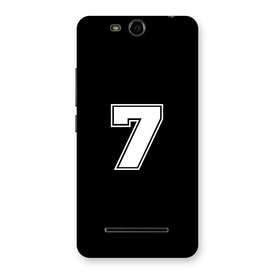 Number 7 Back Case for Micromax Canvas Juice 3 Q392