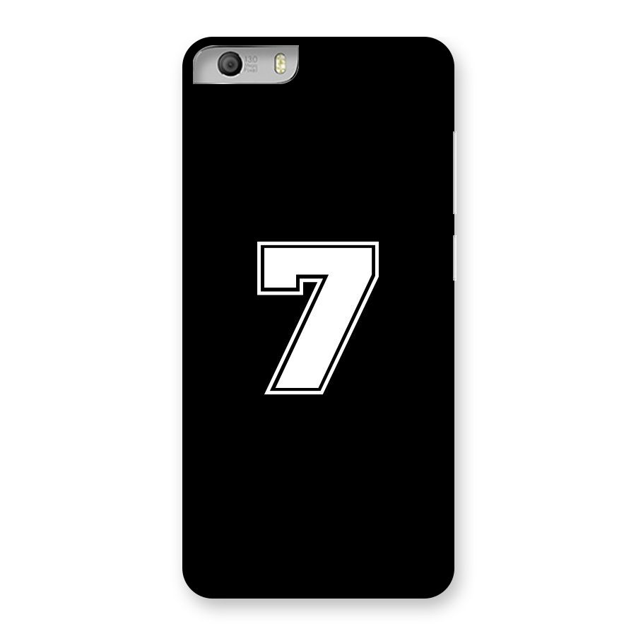Number 7 Back Case for Micromax Canvas Knight 2