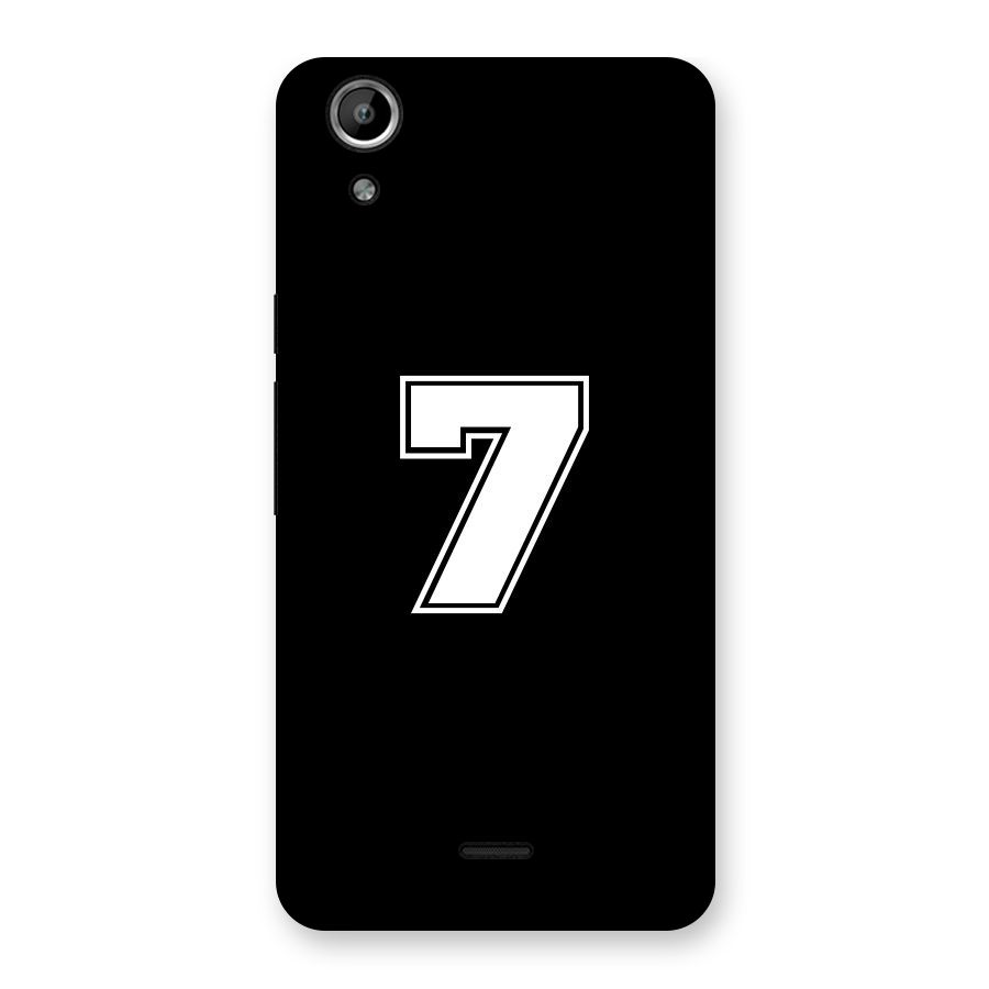 Number 7 Back Case for Micromax Canvas Selfie Lens Q345