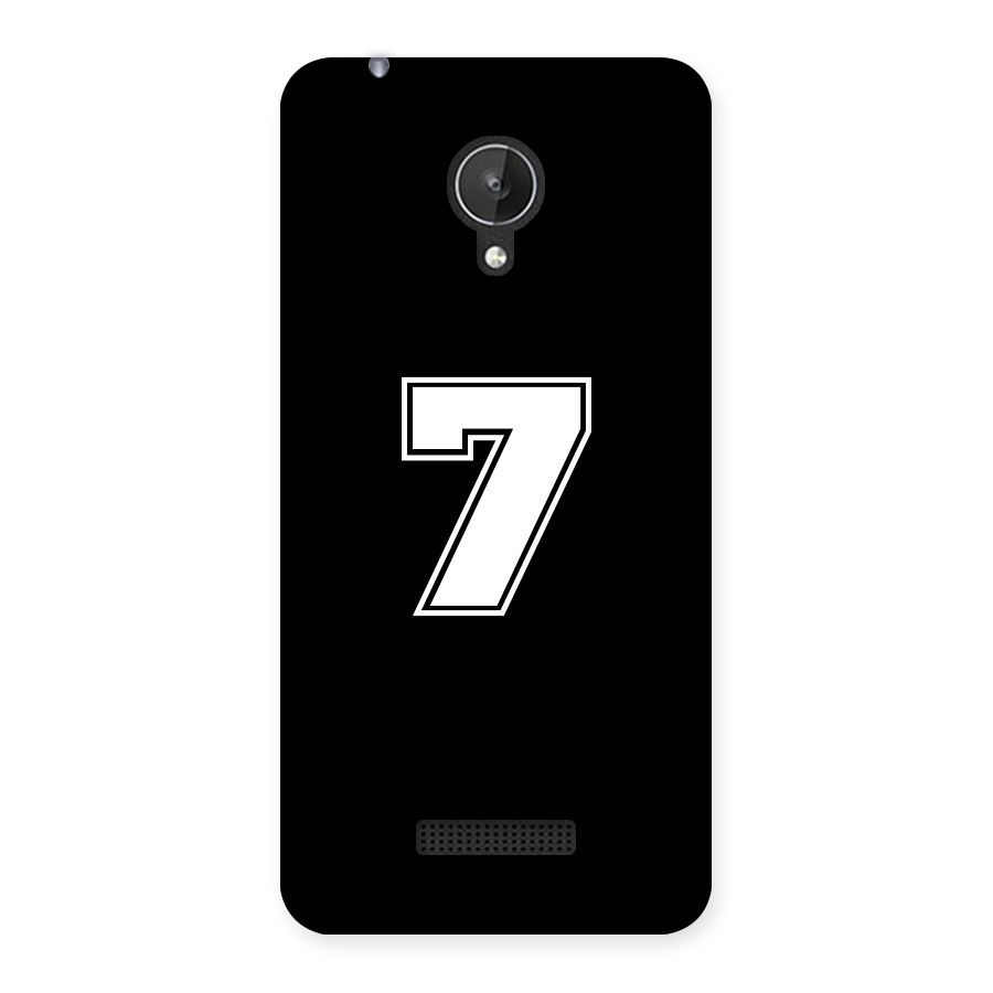Number 7 Back Case for Micromax Canvas Spark Q380