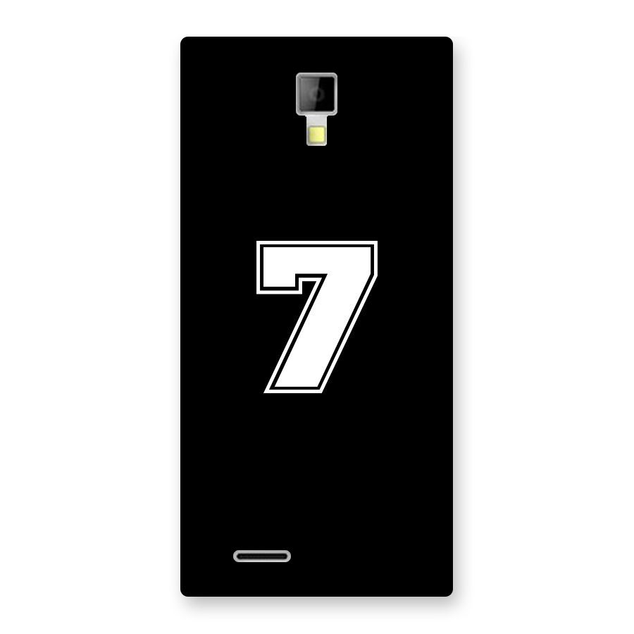 Number 7 Back Case for Micromax Canvas Xpress A99