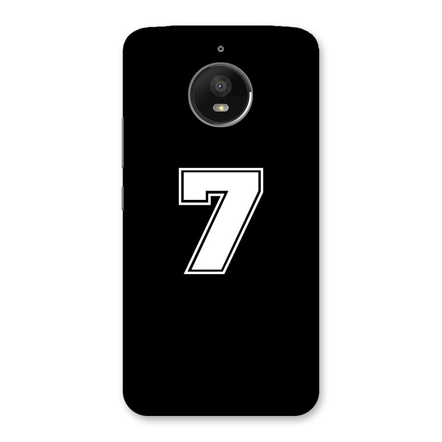 Number 7 Back Case for Moto E4 Plus