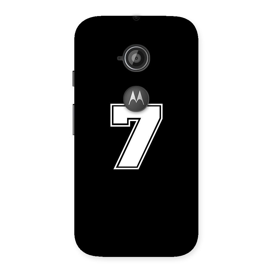 Number 7 Back Case for Moto E 2nd Gen