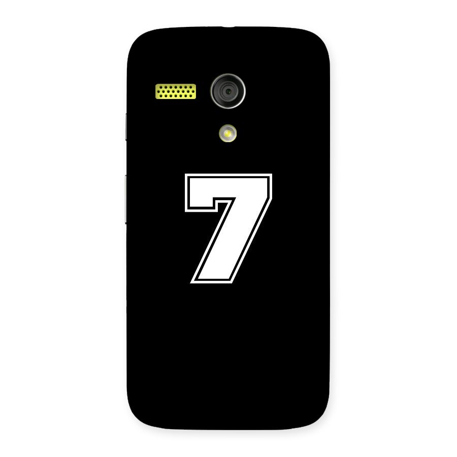 Number 7 Back Case for Moto G