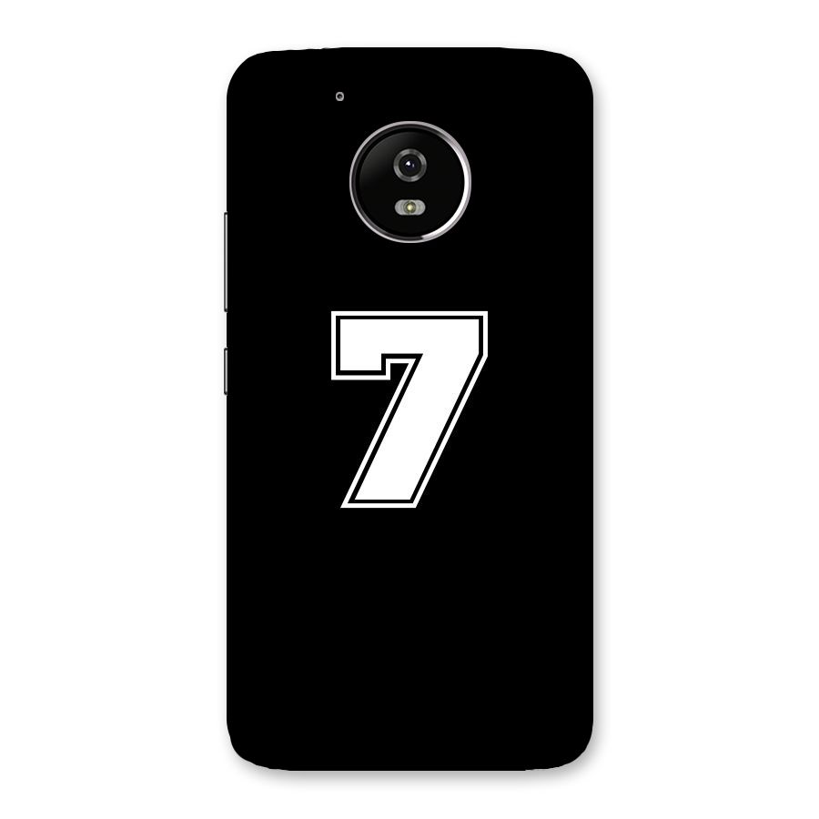 Number 7 Back Case for Moto G5