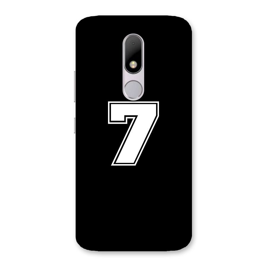 Number 7 Back Case for Moto M