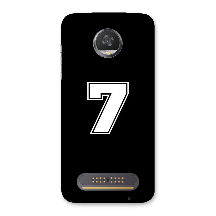 Number 7 Back Case for Moto Z2 Play