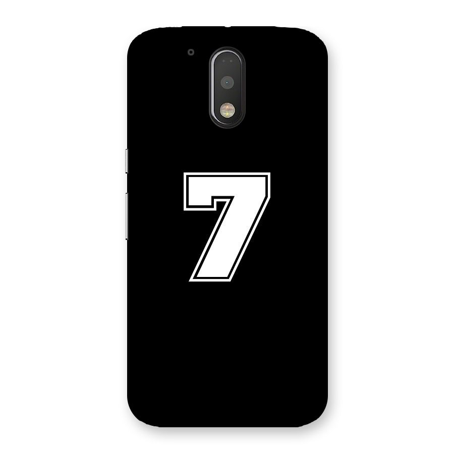 Number 7 Back Case for Motorola Moto G4
