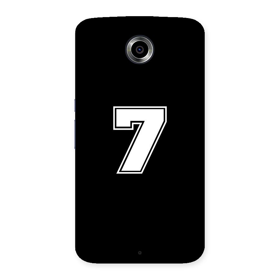 Number 7 Back Case for Nexsus 6