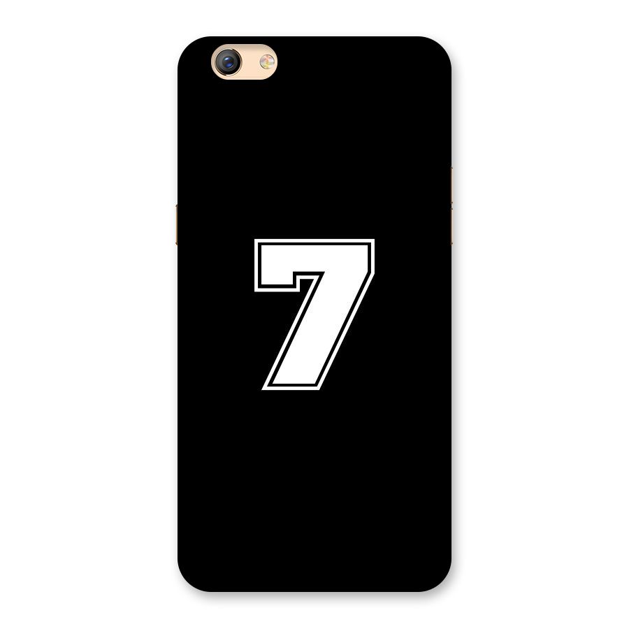 Number 7 Back Case for Oppo F3 Plus