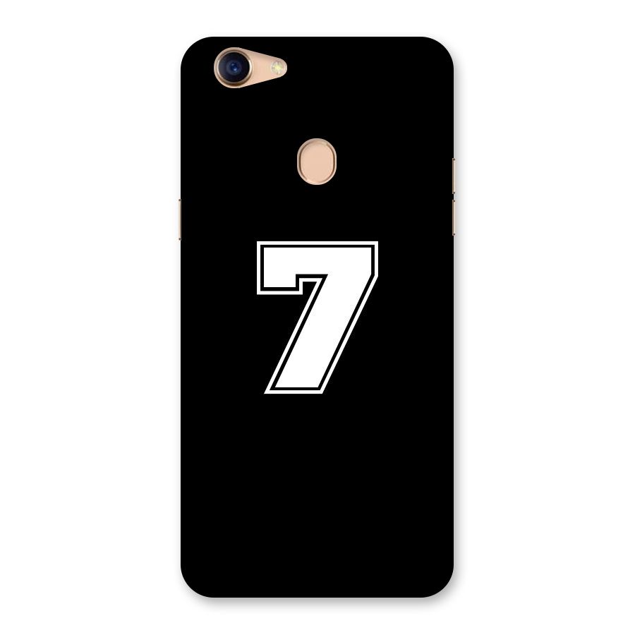 Number 7 Back Case for Oppo F5