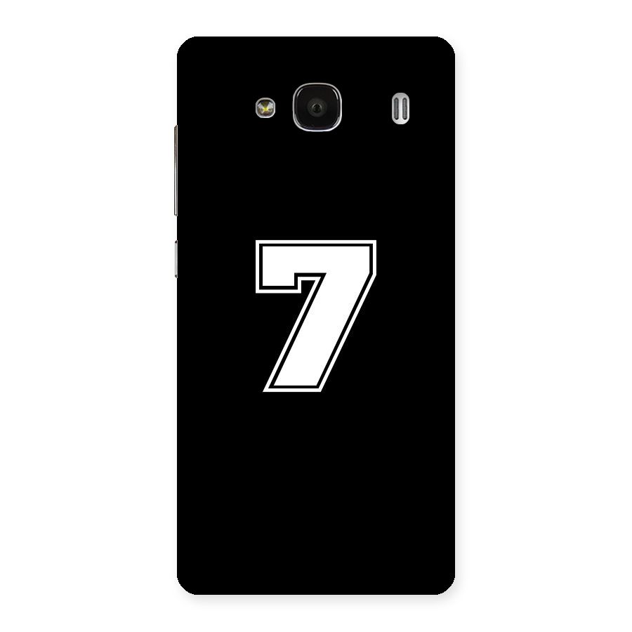 Number 7 Back Case for Redmi 2 Prime