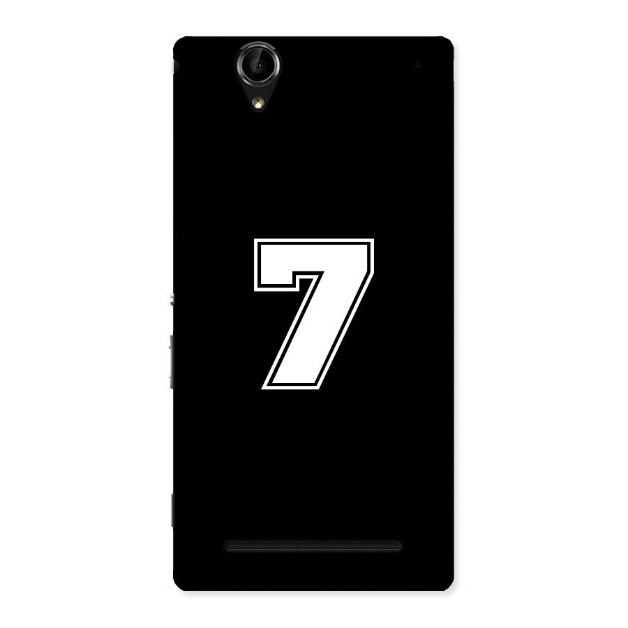 Number 7 Back Case for Sony Xperia T2