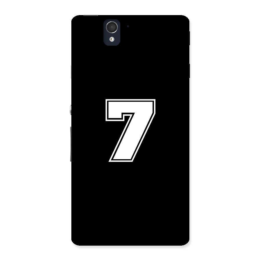 Number 7 Back Case for Sony Xperia Z