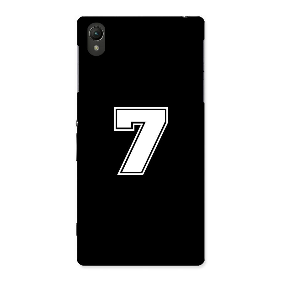 Number 7 Back Case for Sony Xperia Z1