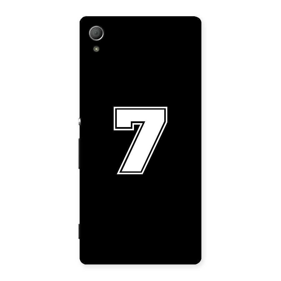 Number 7 Back Case for Xperia Z4