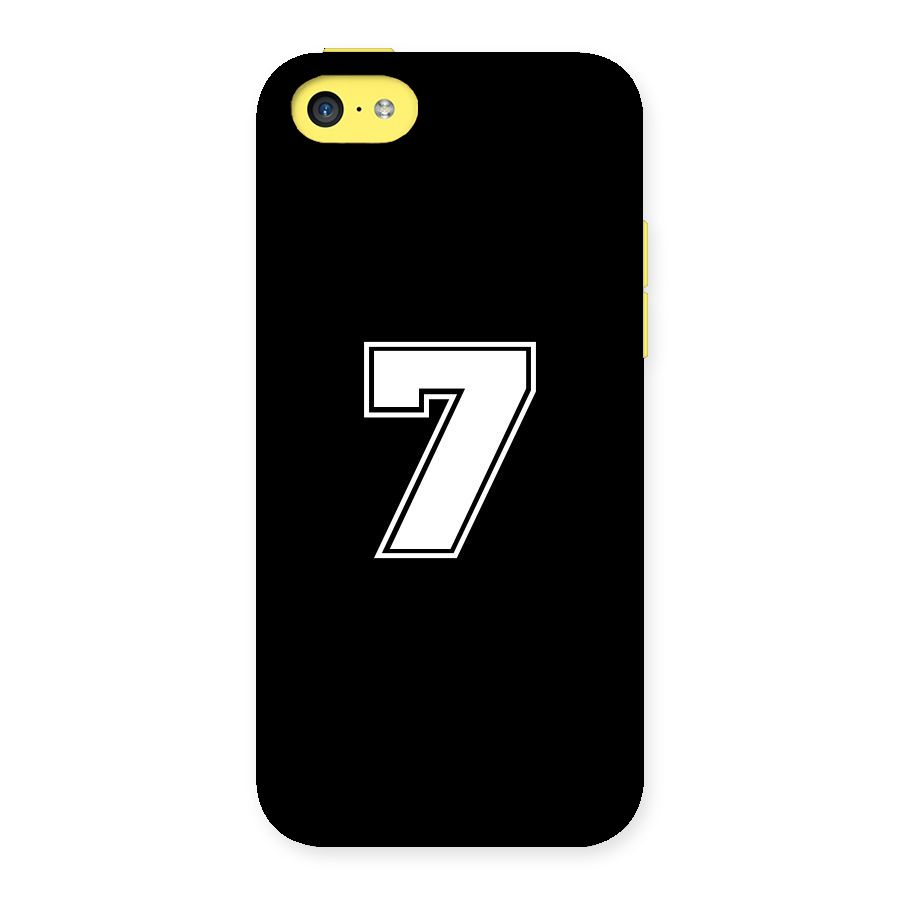 Number 7 Back Case for iPhone 5C