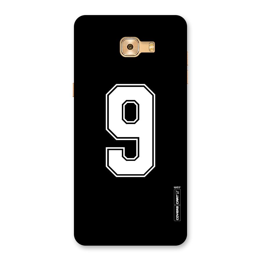 Number 9 Back Case for Galaxy C9 Pro