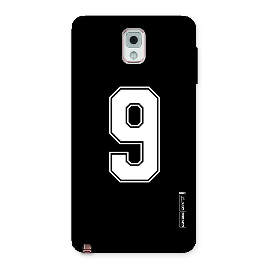 Number 9 Back Case for Galaxy Note 3