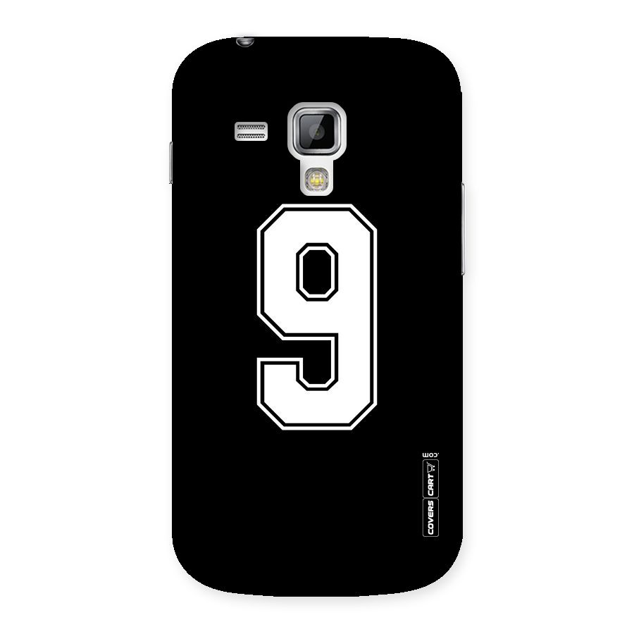 Number 9 Back Case for Galaxy S Duos