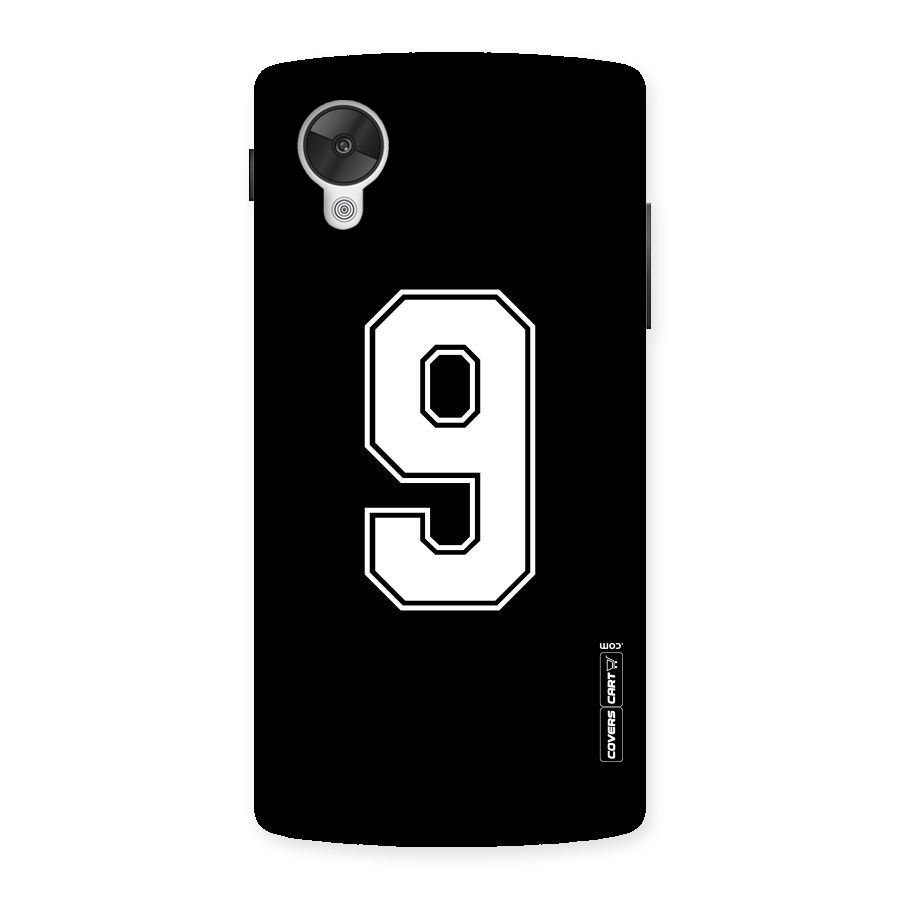 Number 9 Back Case for Google Nexsus 5