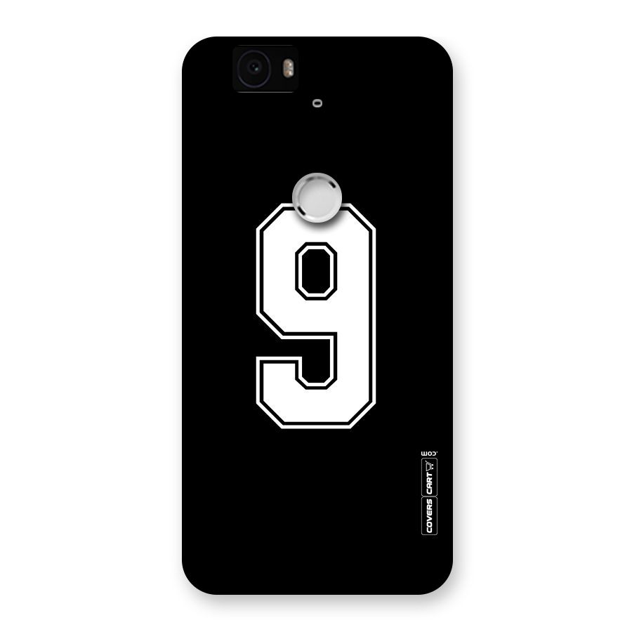 Number 9 Back Case for Google Nexus-6P