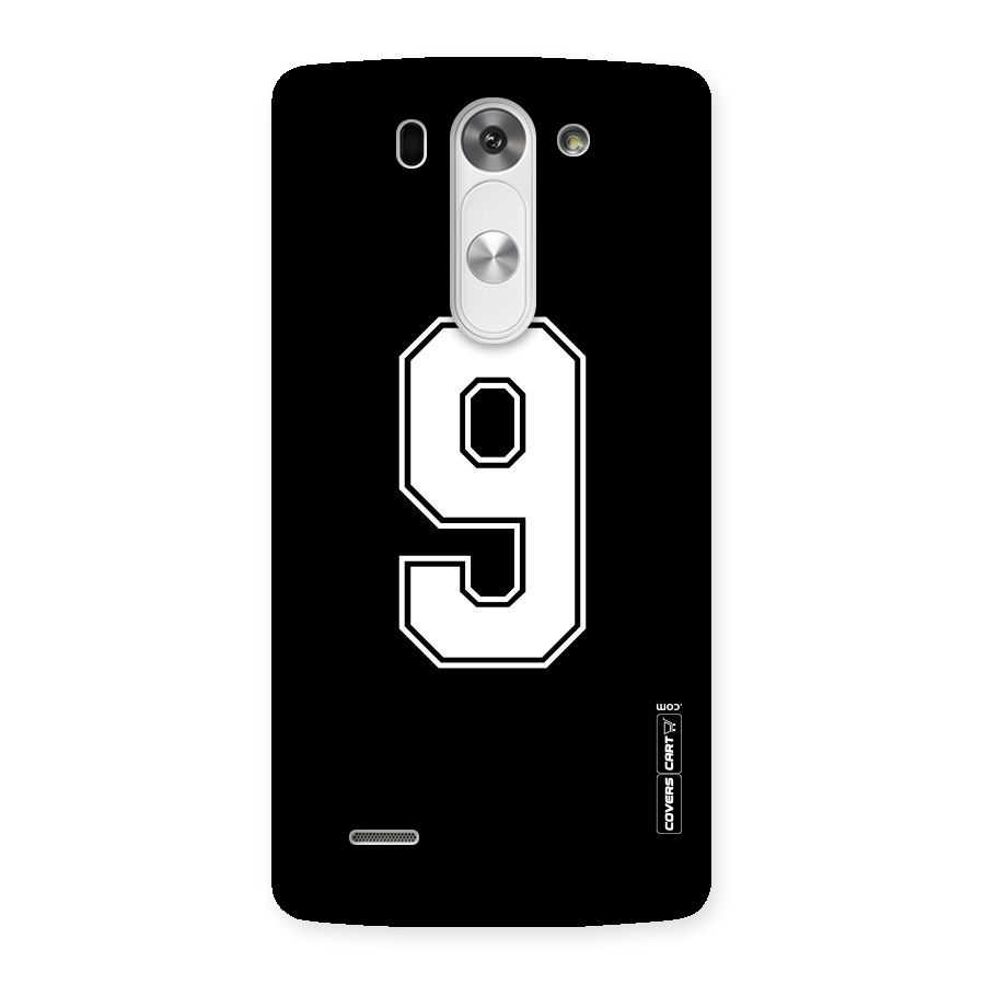 Number 9 Back Case for LG G3 Beat