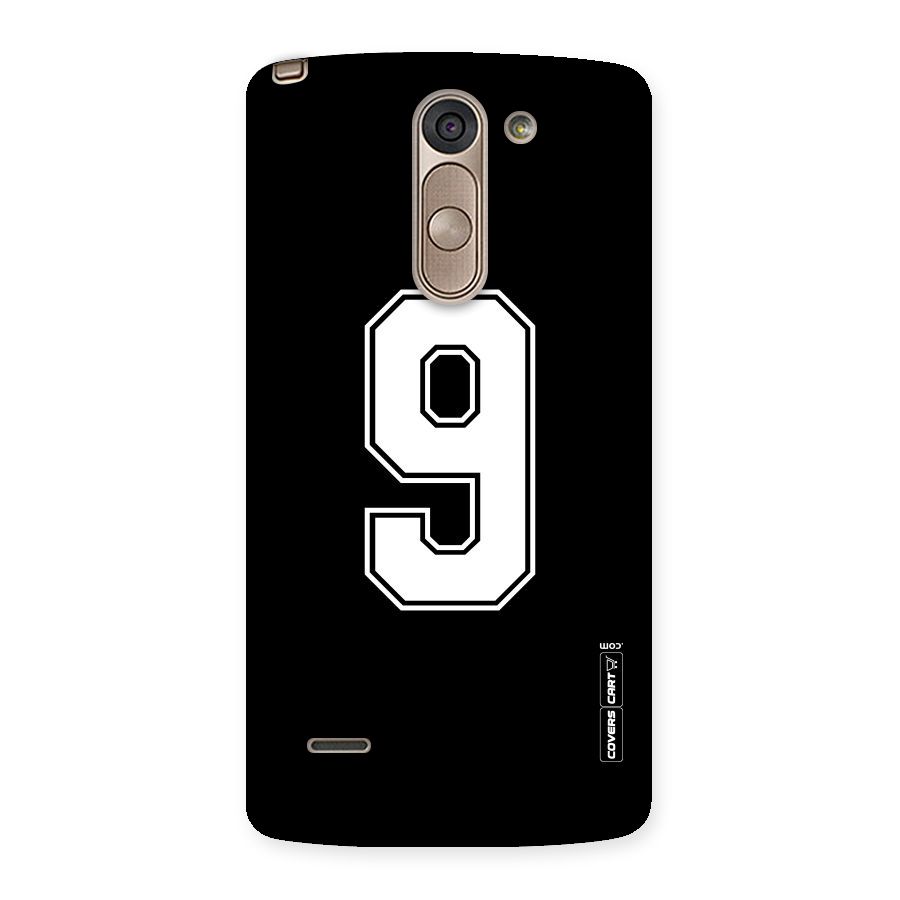 Number 9 Back Case for LG G3 Stylus