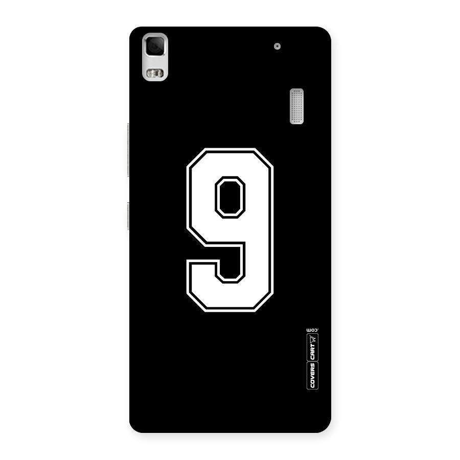 Number 9 Back Case for Lenovo K3 Note