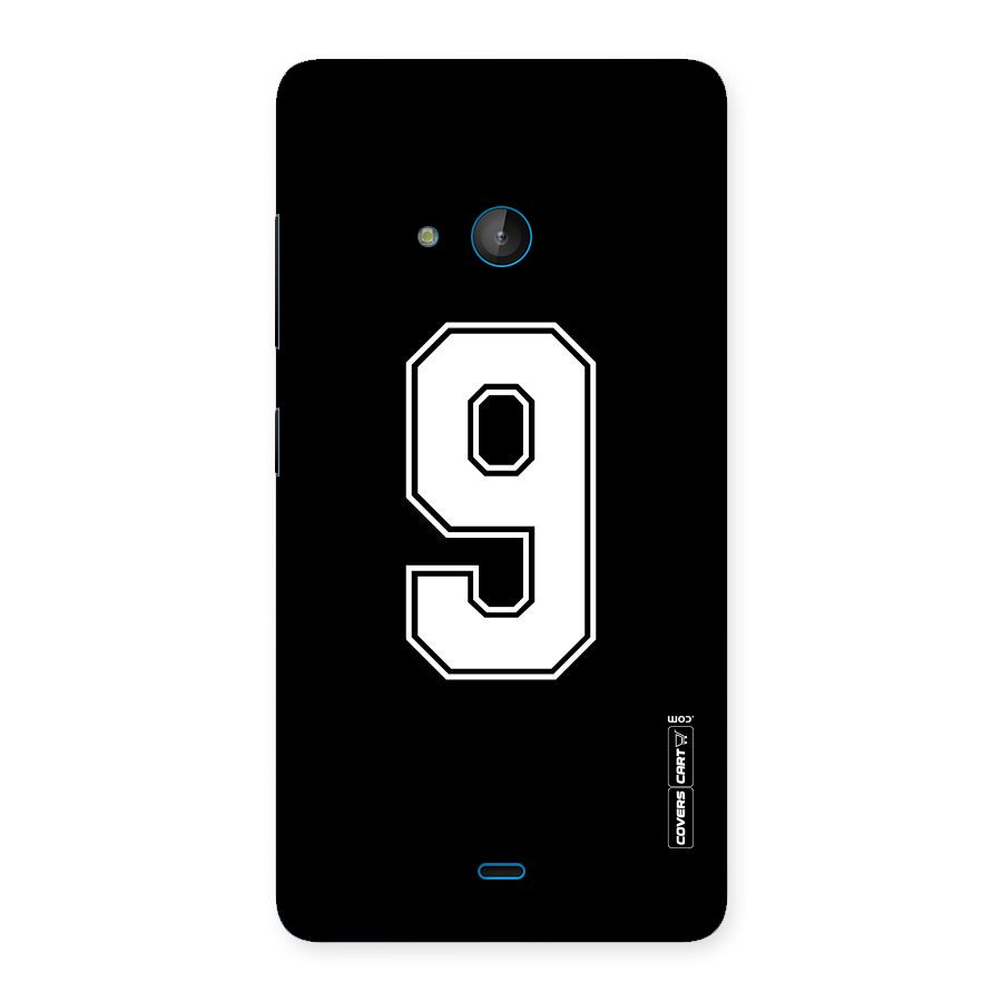 Number 9 Back Case for Lumia 540