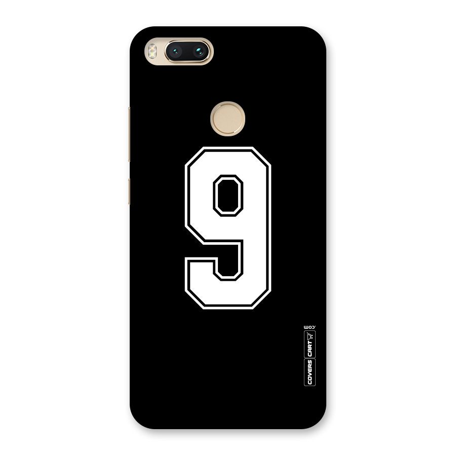 Number 9 Back Case for Mi A1