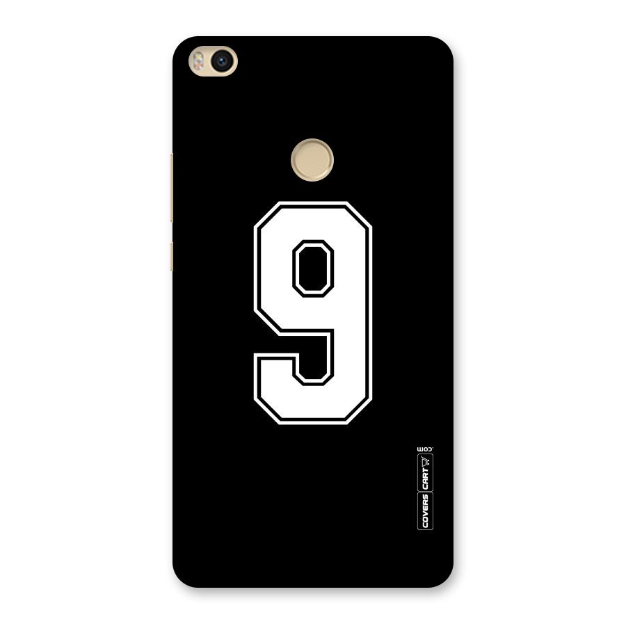 Number 9 Back Case for Mi Max 2