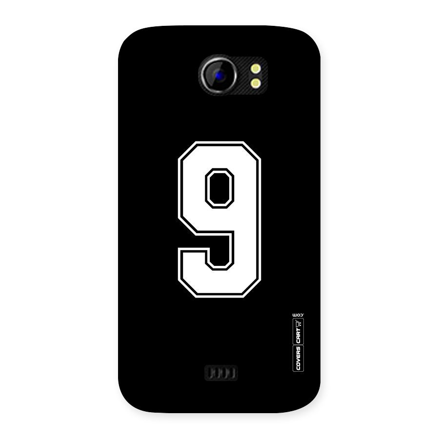 Number 9 Back Case for Micromax Canvas 2 A110