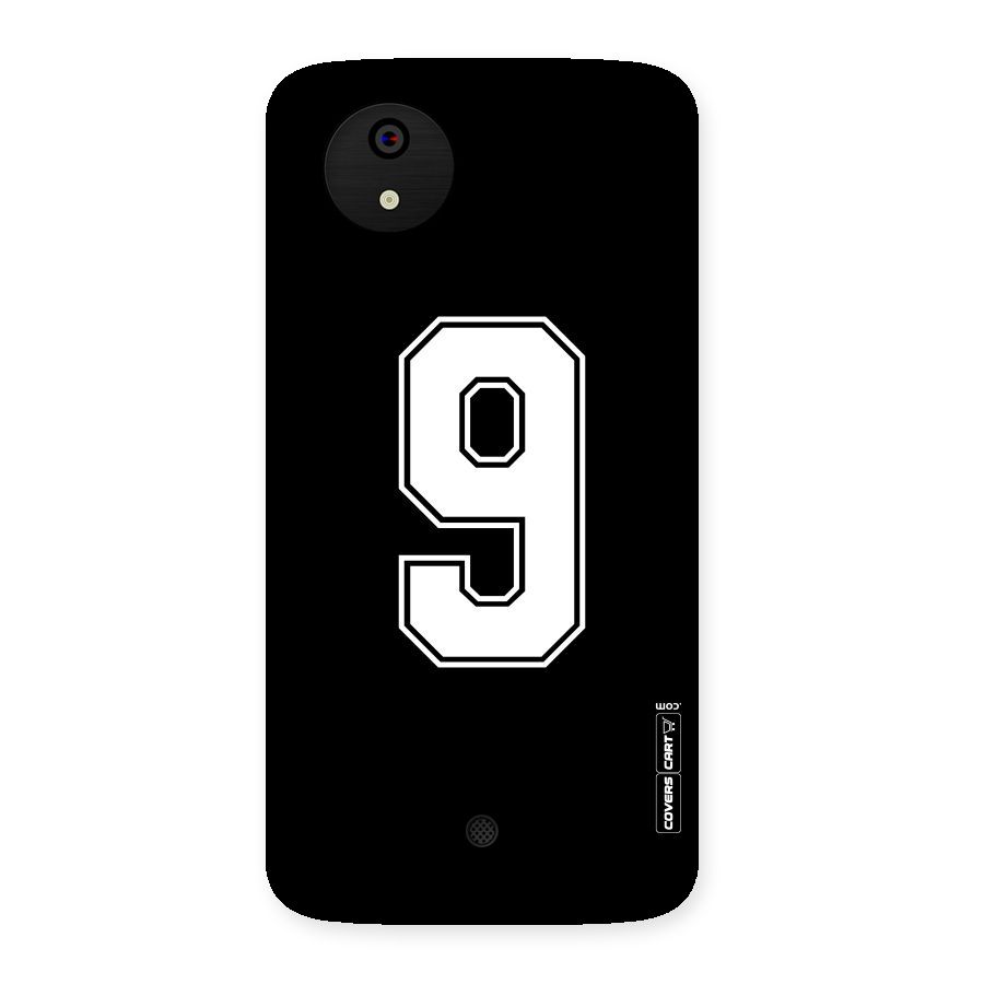 Number 9 Back Case for Micromax Canvas A1