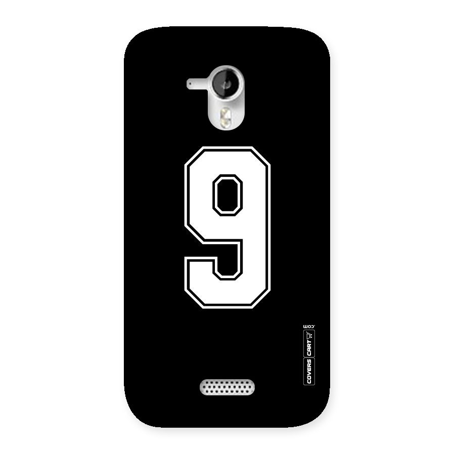 Number 9 Back Case for Micromax Canvas HD A116