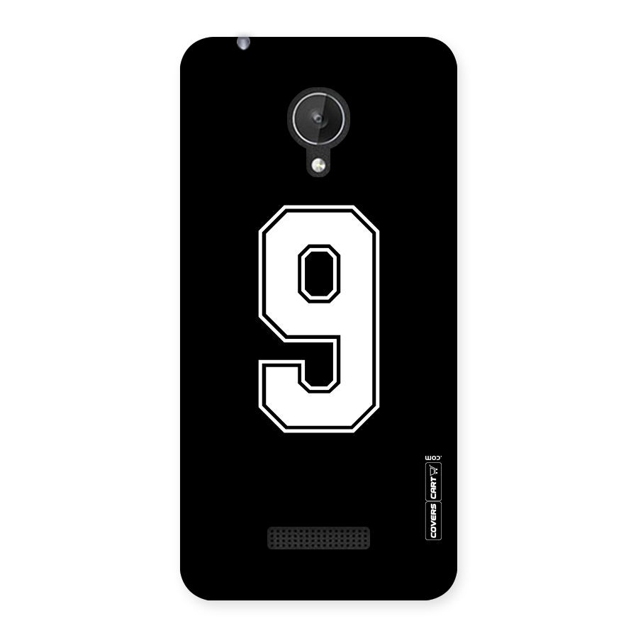 Number 9 Back Case for Micromax Canvas Spark Q380