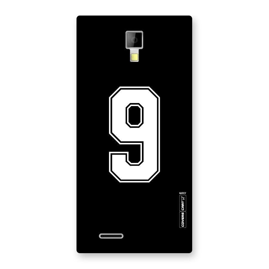 Number 9 Back Case for Micromax Canvas Xpress A99