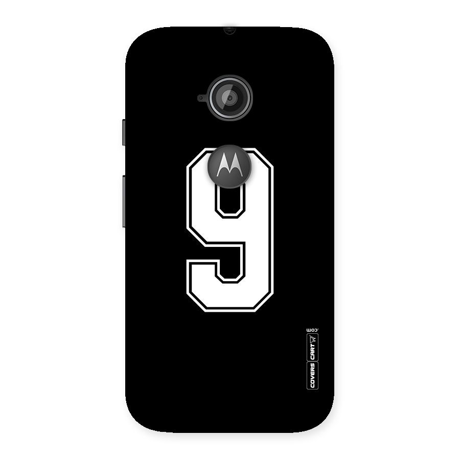 Number 9 Back Case for Moto E 2nd Gen