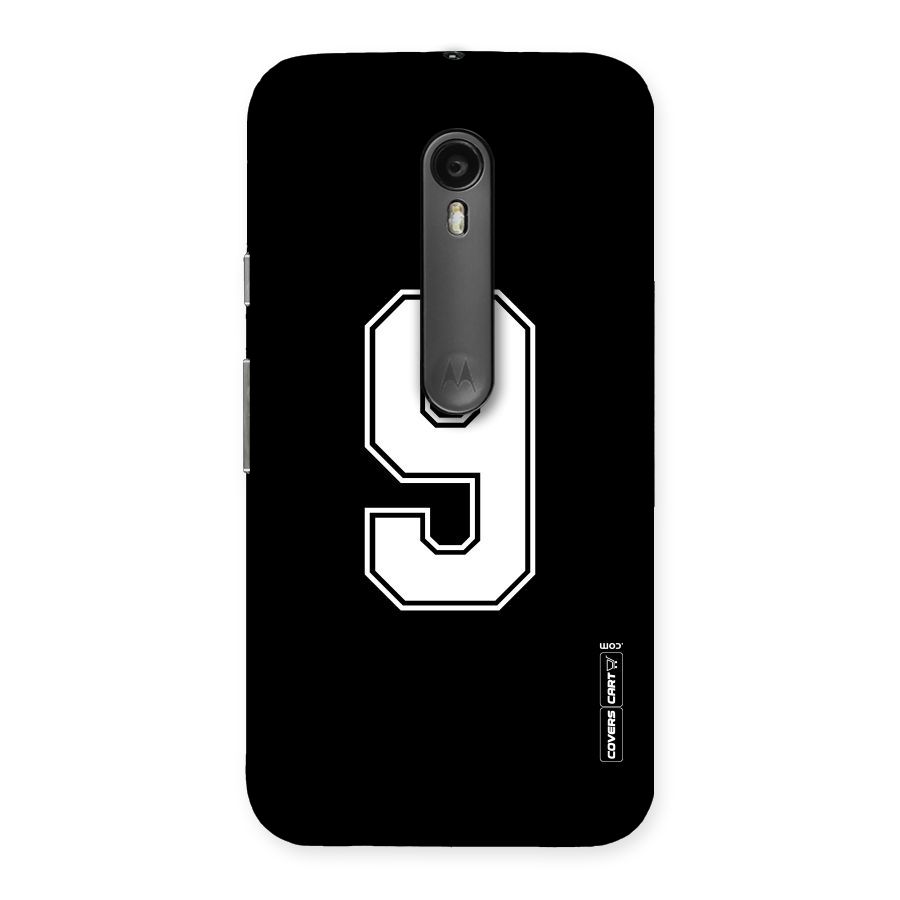 Number 9 Back Case for Moto G3